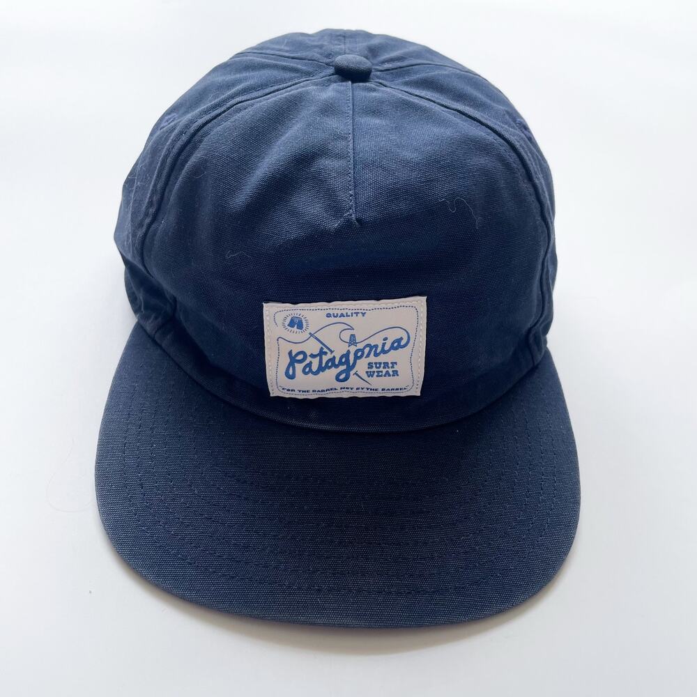 Patagonia Quality Surf Label Funfarer Cap Navy Blue Patch Logo